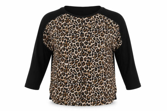 F&F Womens Multicoloured Animal Print  Basic Blouse Size 8