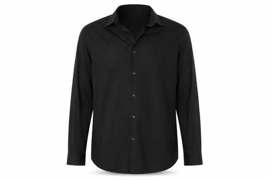 Cedarwood State Mens Black Button-Up Size 17
