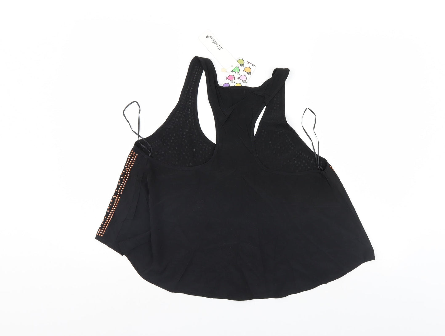 Striking Womens Black   Basic T-Shirt Size M
