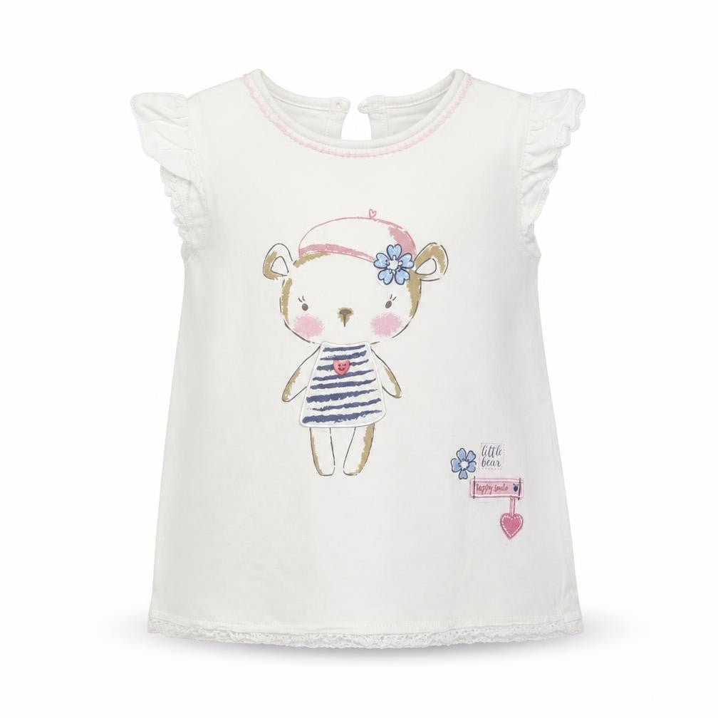 George Baby White   Basic T-Shirt Size 9-12 Months