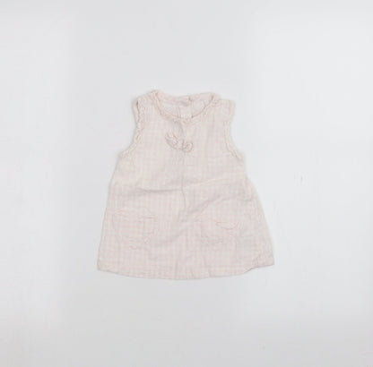 Additional front view of Tu Baby Pink Basic T-Shirt, size 9-12, Months