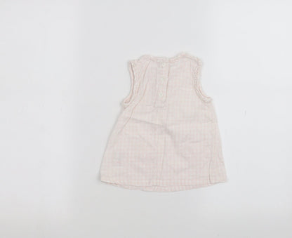 Back view of Tu Baby Pink Basic T-Shirt, size 9-12, Months