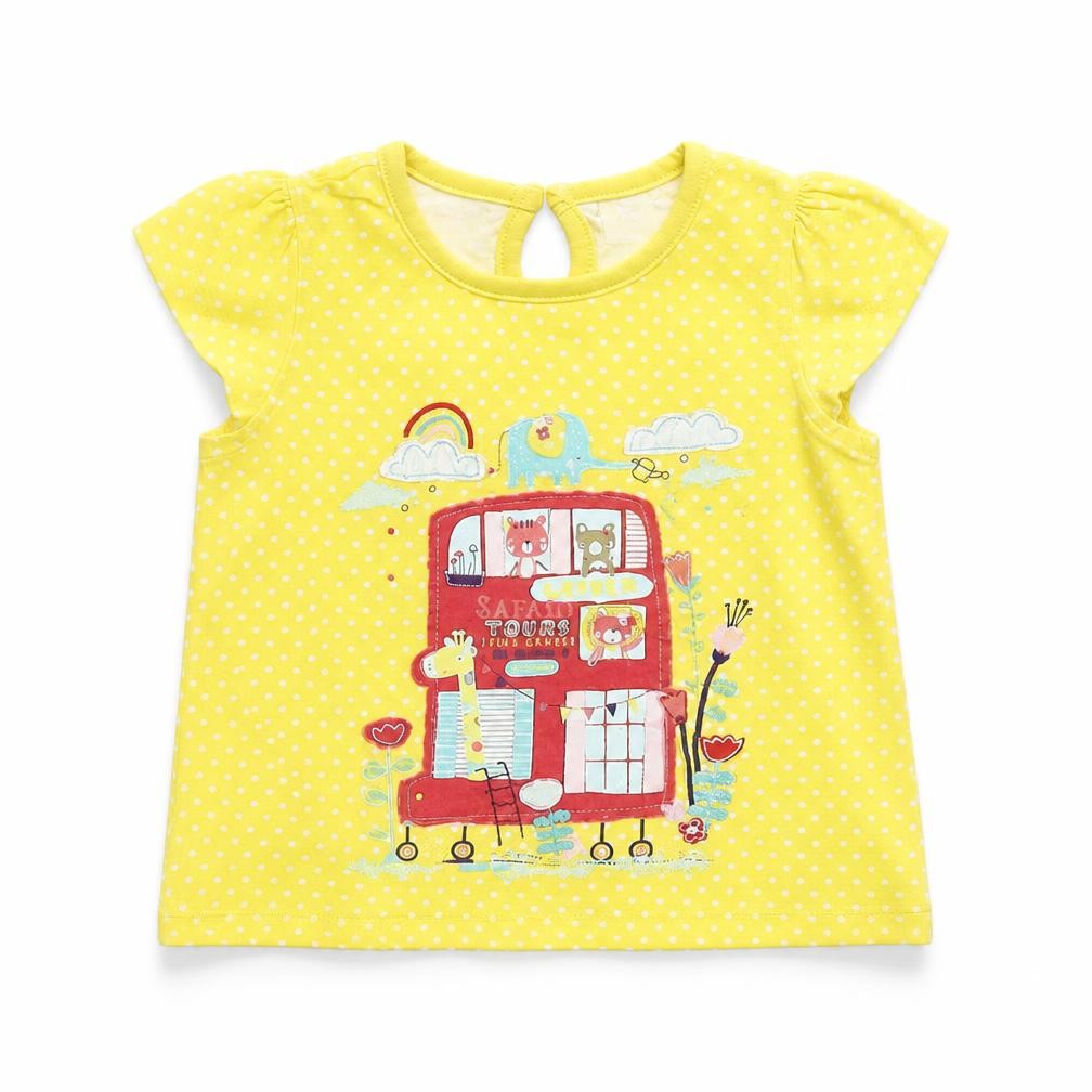 TU Baby Yellow   Basic T-Shirt Size 9-12 Months