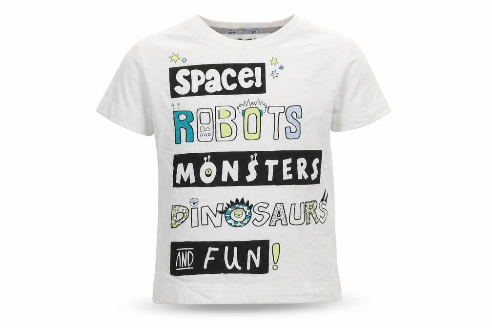 Matalan Boys White   Basic T-Shirt Size 2-3 Years