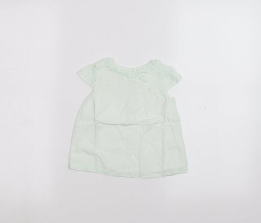TU Baby Green   Basic T-Shirt Size 6-9 Months