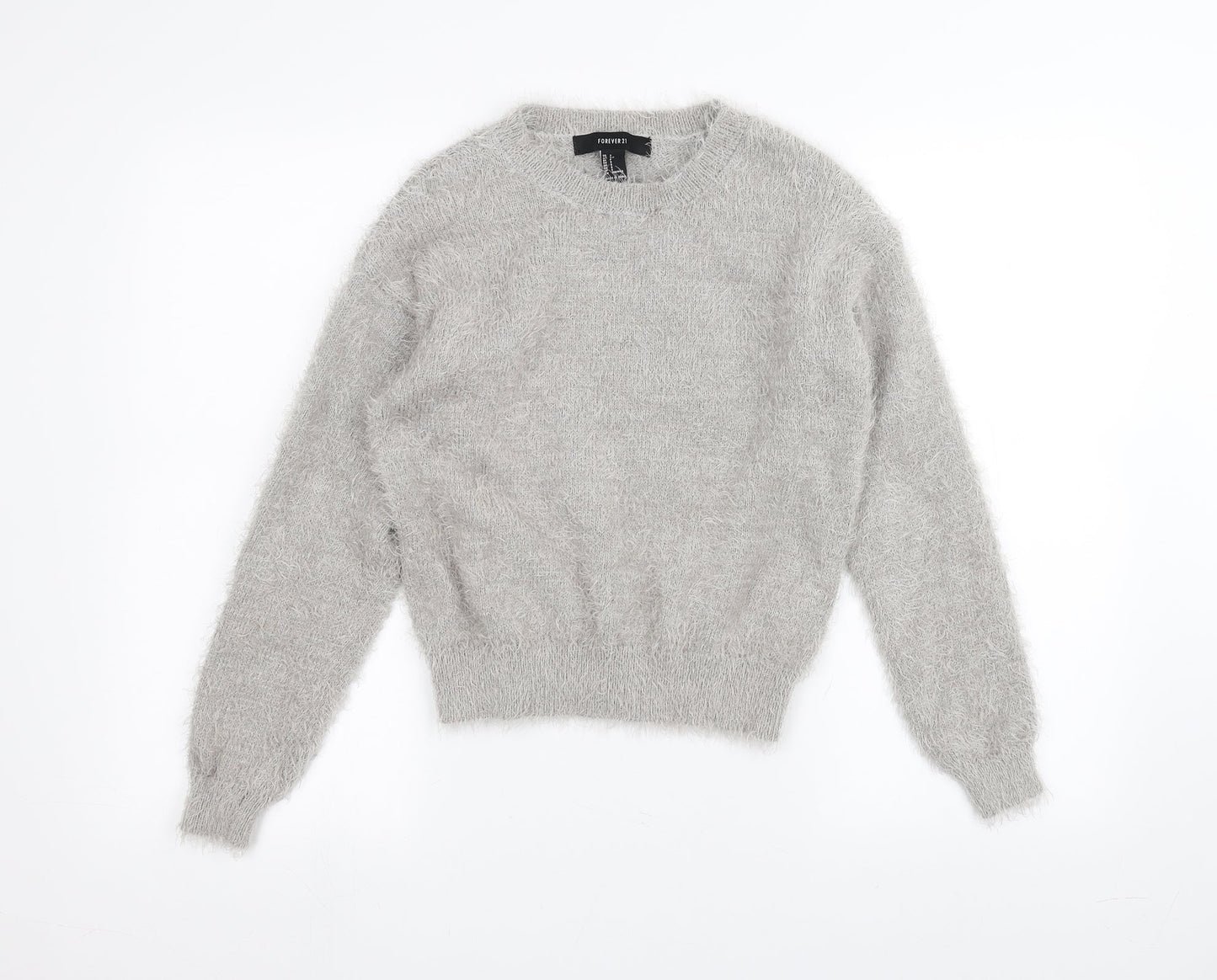 FOREVER 21 Womens Grey   Pullover Jumper Size S