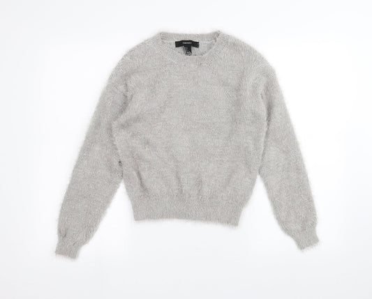 FOREVER 21 Womens Grey   Pullover Jumper Size S