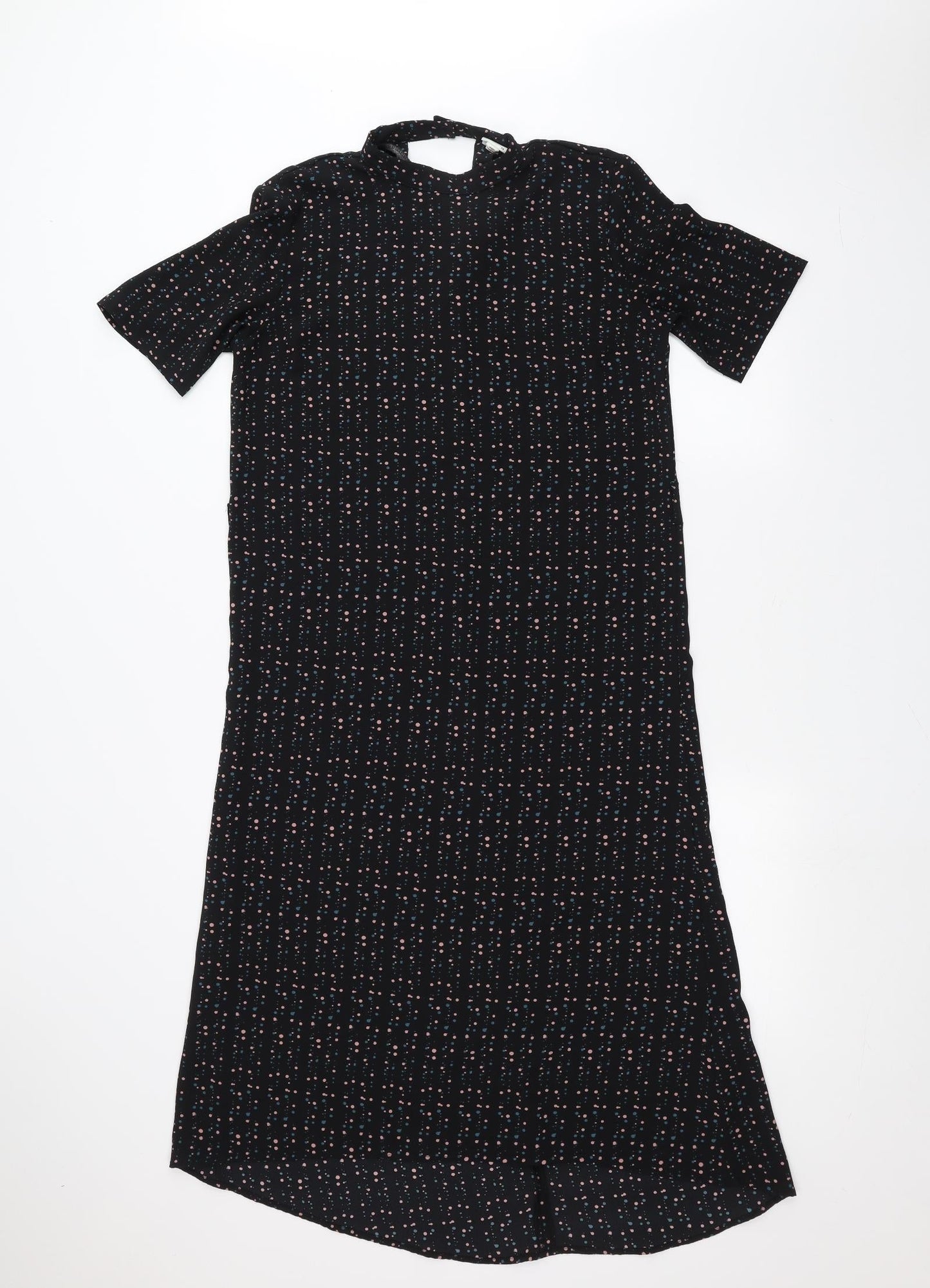 JDY Womens Black Polka Dot  A-Line  Size 6