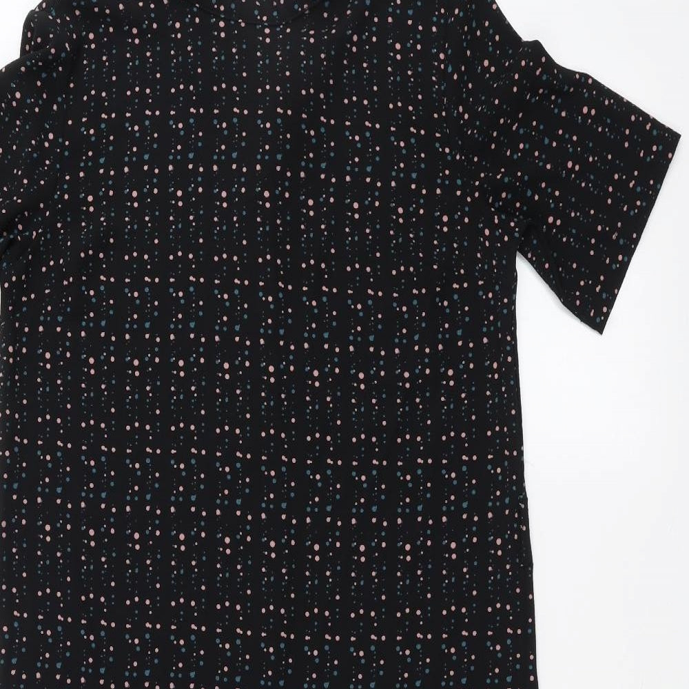 JDY Womens Black Polka Dot  A-Line  Size 6