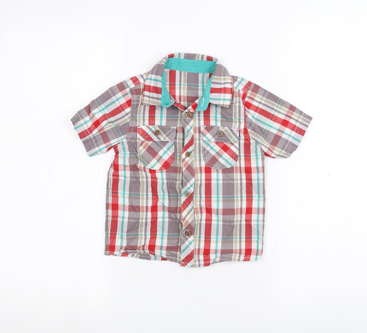 Marks and Spencer Boys White   Basic Button-Up Size 2-3 Years
