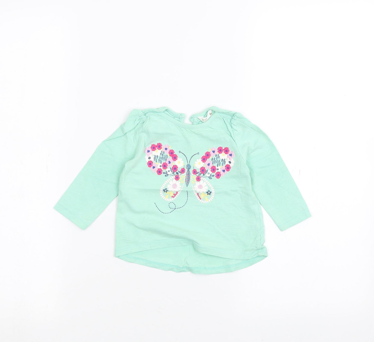 M&Co Baby Green   Basic T-Shirt Size 6-9 Months