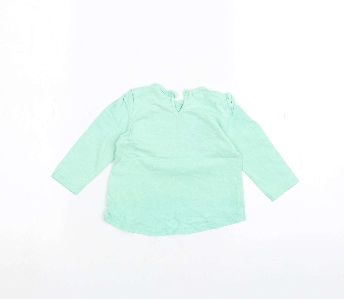 M&Co Baby Green   Basic T-Shirt Size 6-9 Months