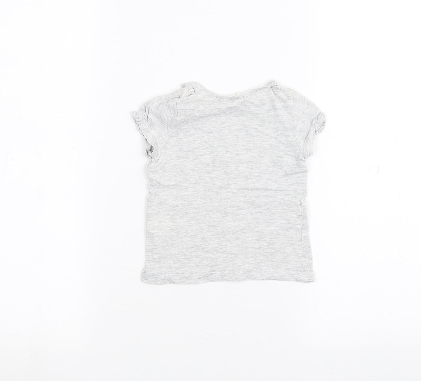 H&M Baby Grey   Basic T-Shirt Size 6-9 Months