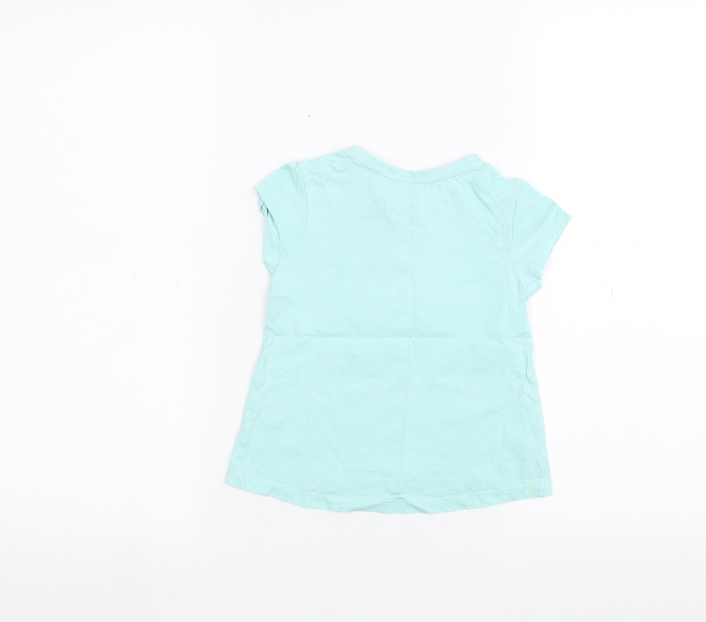 TU Boys Green   Basic T-Shirt Size 2-3 Years