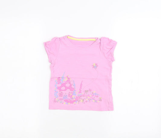 Mothercare Baby Pink   Basic T-Shirt Size 24 Months