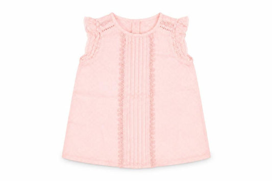 Front view of F&F Baby Pink Basic T-Shirt, size 18-24, Months
