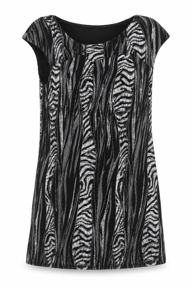 Roman Womens Black   A-Line  Size M