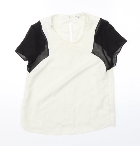 Miss Selfridge Womens White   Basic Blouse Size 6