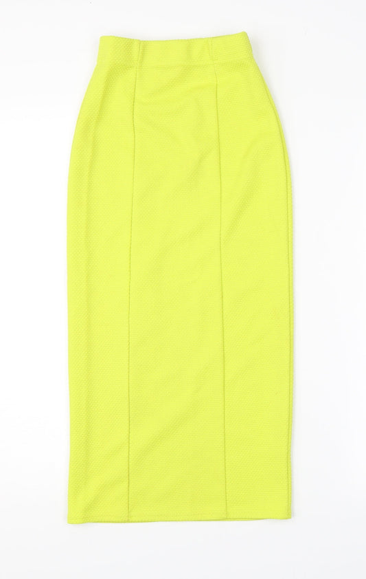 Preworn Womens Green   Straight & Pencil Skirt Size XS