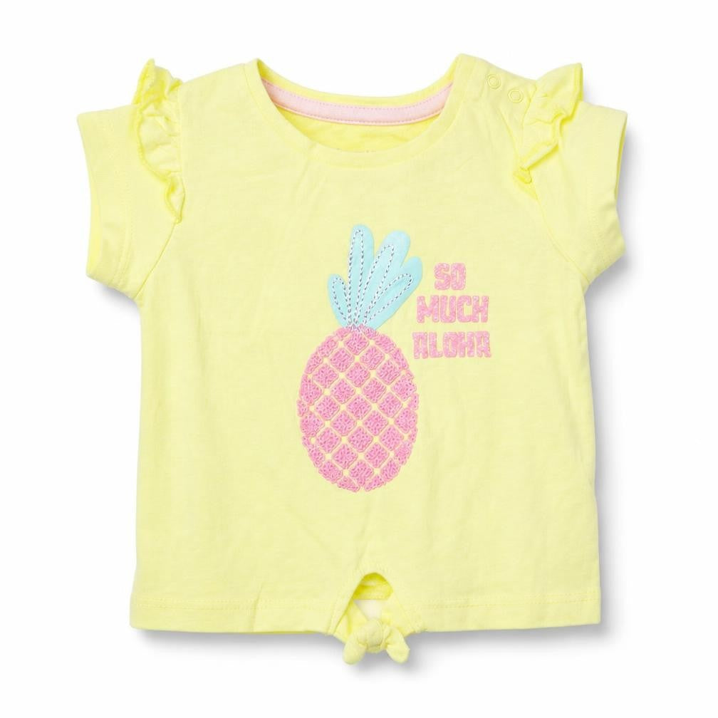 Primark Girls Yellow   Basic T-Shirt Size 3-6 Months