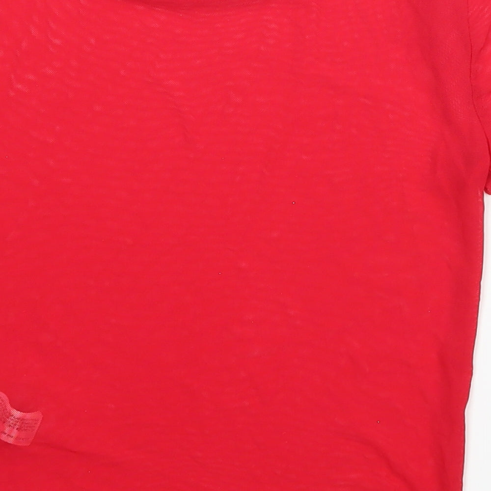 FOREVER 21 Womens Red   Basic Blouse Size M