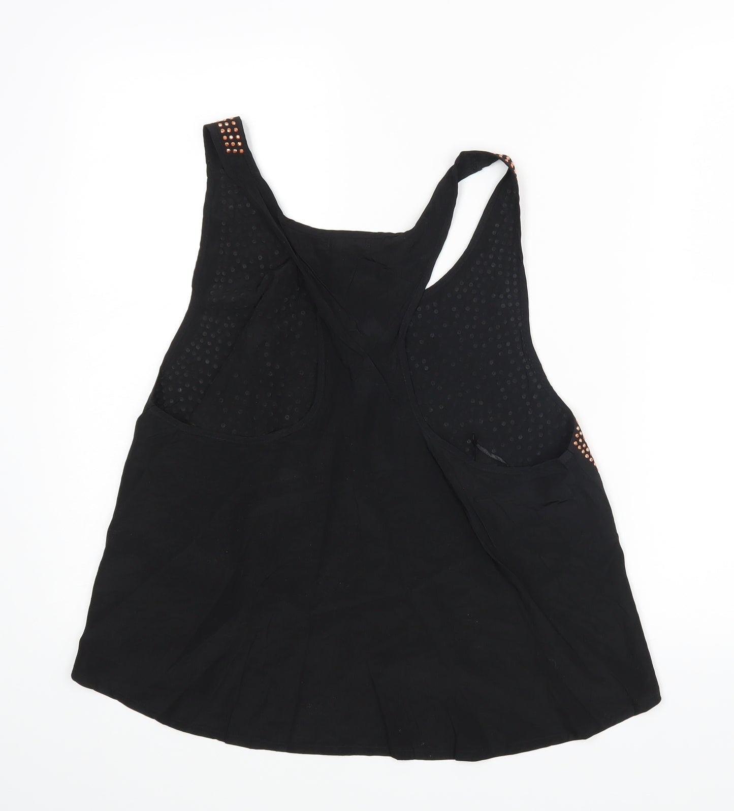 Striking Womens Black   Basic Blouse Size M