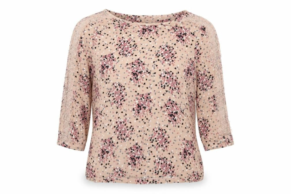 Marks & Spencer Womens Pink Floral  Basic Blouse Size 12