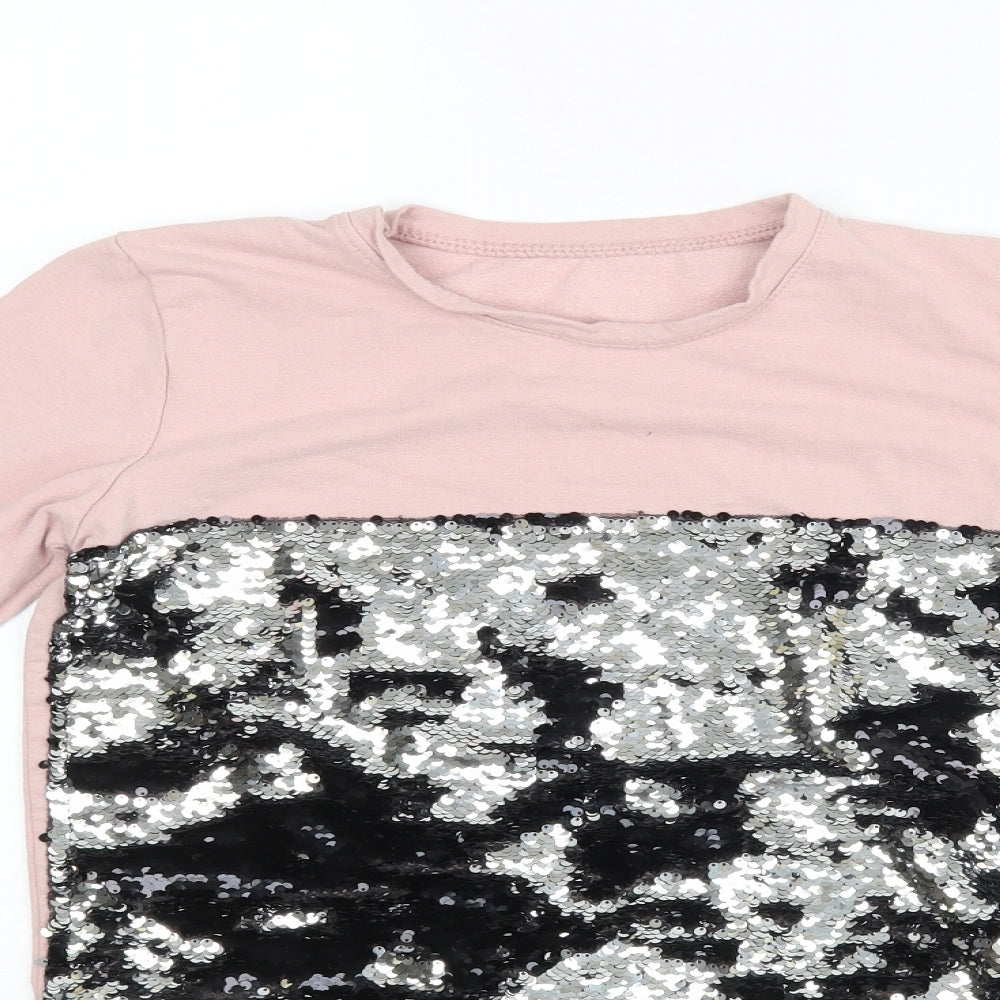 Preworn Womens Pink  Rayon Pullover Jumper Size 14