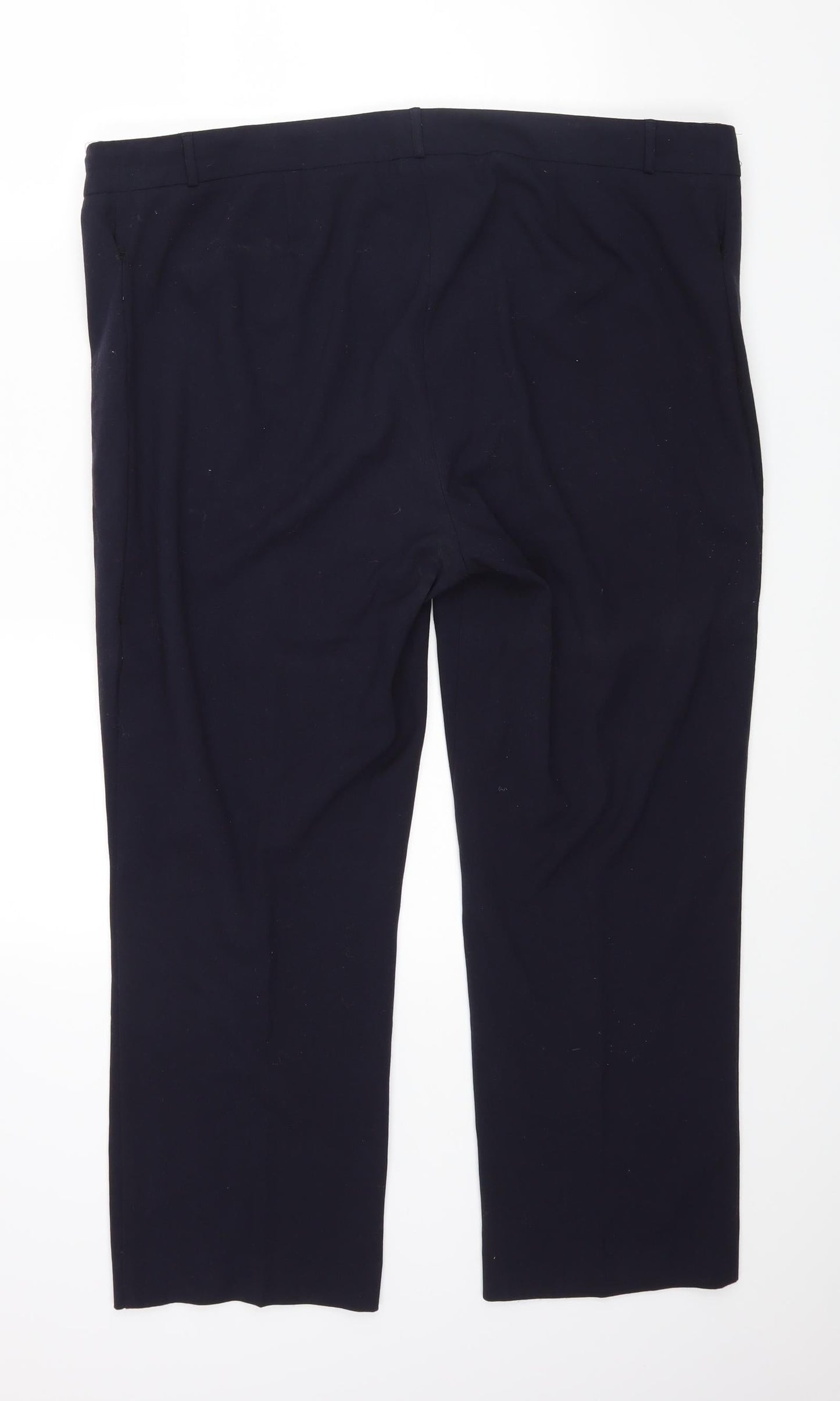 m&s Womens Blue   Dress Pants Trousers Size 18 L24 in