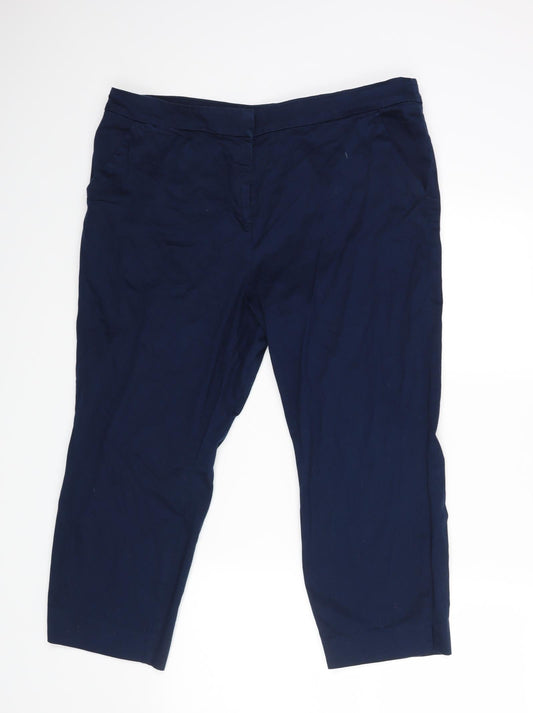 TU Womens Blue   Trousers  Size 18 L23 in