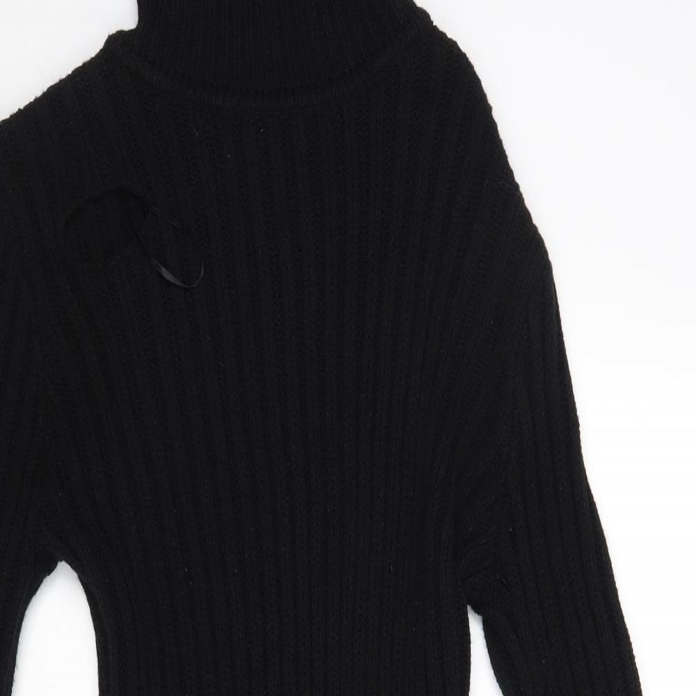 In the Style Womens Black   Pullover Jumper Size M