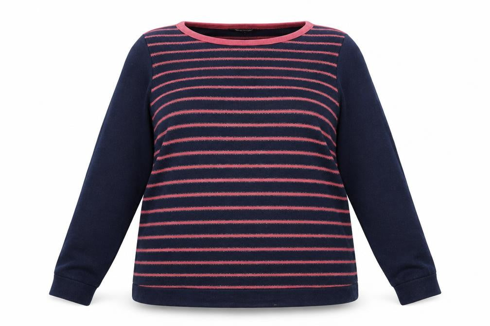 Bonmar Womens Blue Striped  Pullover Jumper Size 20