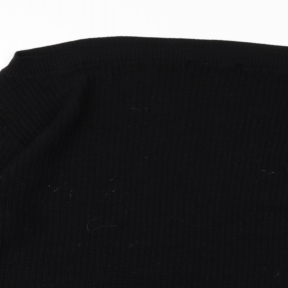 Preworn Womens Black   Pullover Jumper Size L