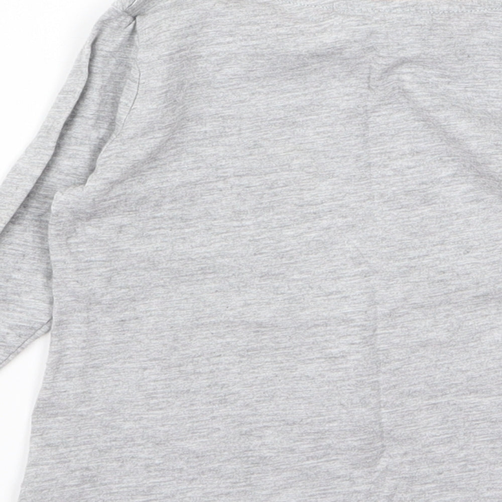 hey duggie Baby Grey   Basic T-Shirt Size 12 Months  - dog