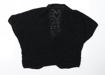 Preloved George Womens Black   Cardigan Jumper Size 14 - Back