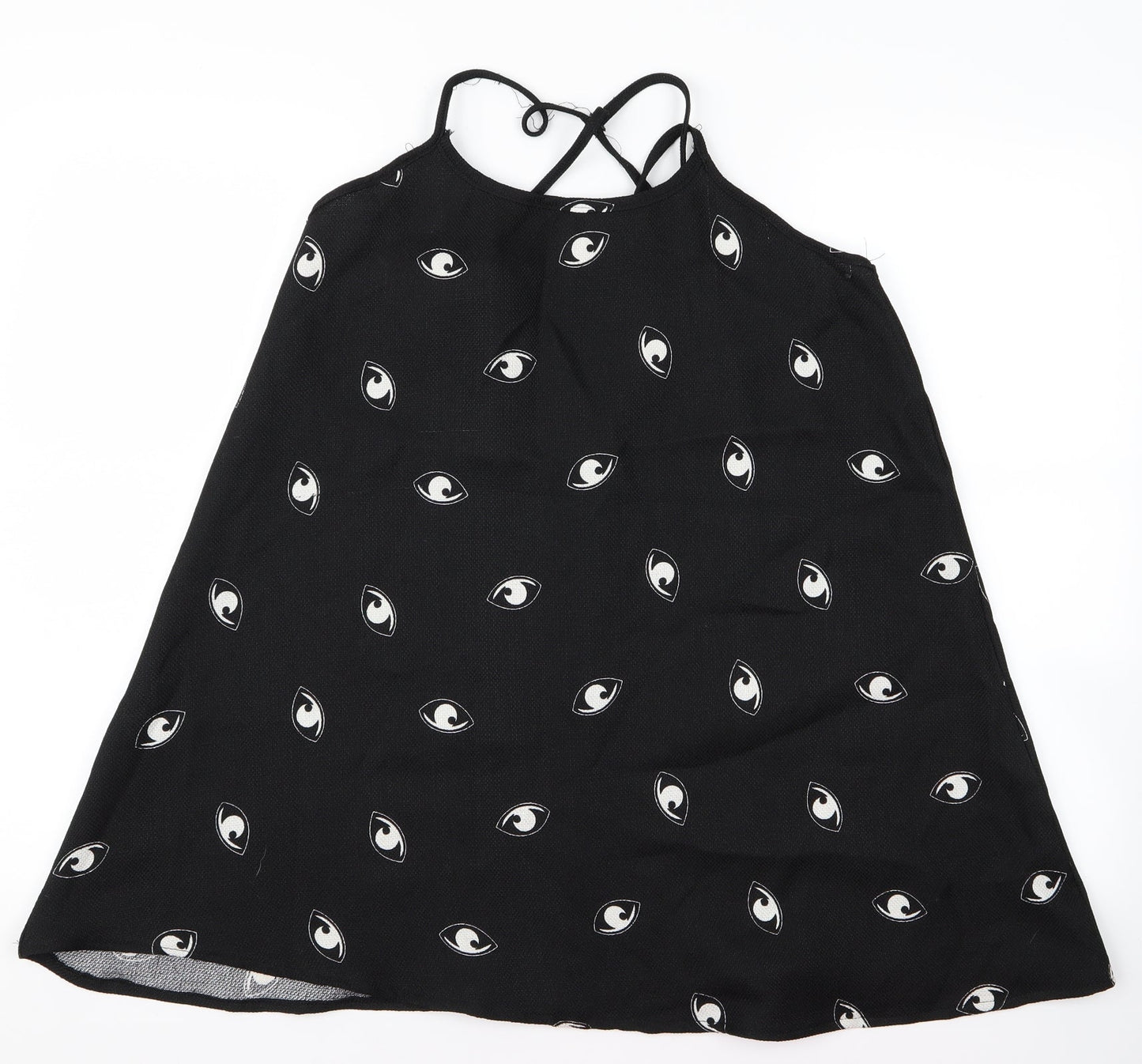 hearts and brows Womens Black   A-Line  Size 12  - eye