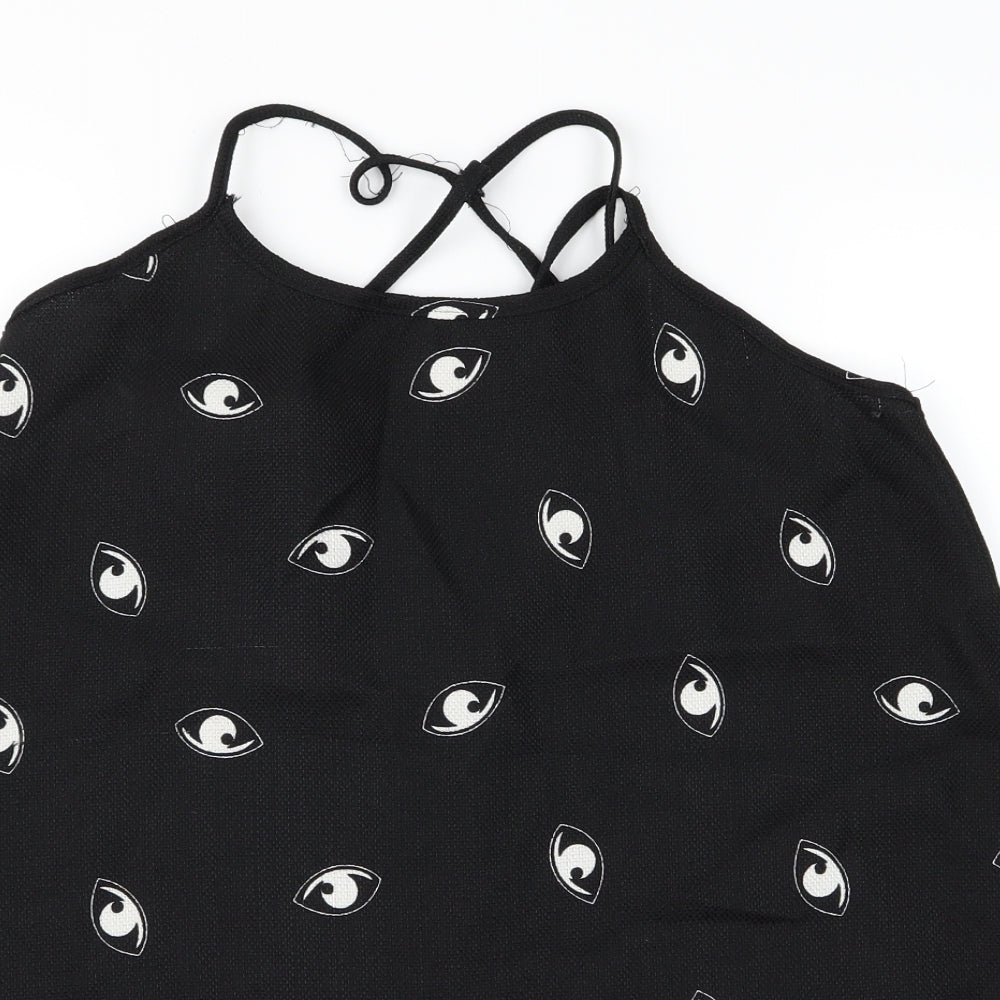 hearts and brows Womens Black   A-Line  Size 12  - eye