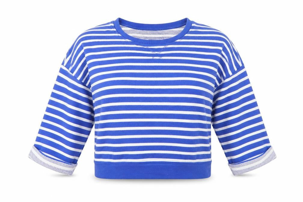 Atmosphere Womens Blue Striped  Pullover Jumper Size 10