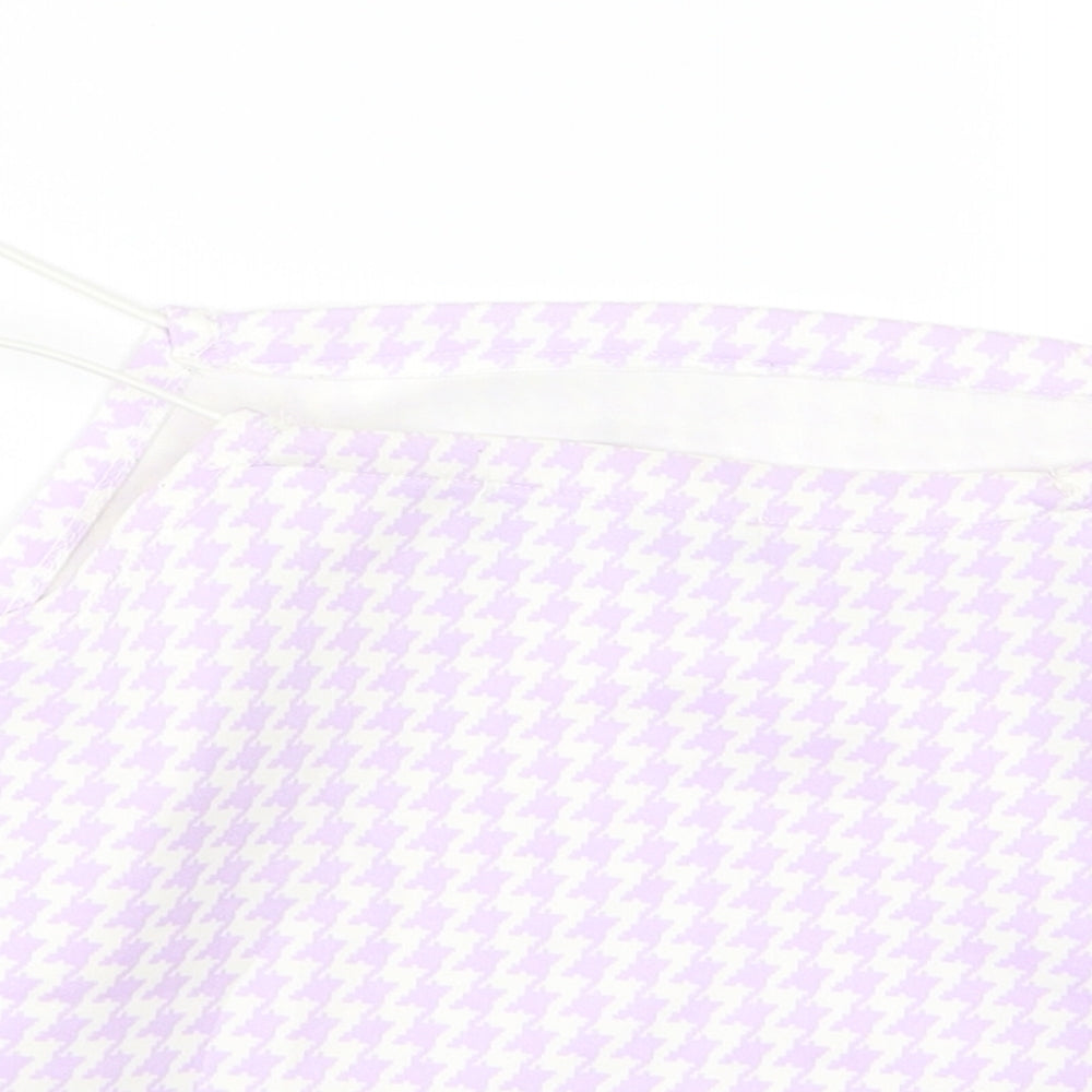misguided Womens Purple   Cropped Tank Size 14
