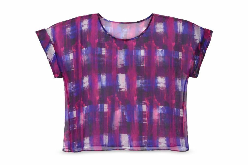 River Island Womens Purple   Basic T-Shirt Size 14