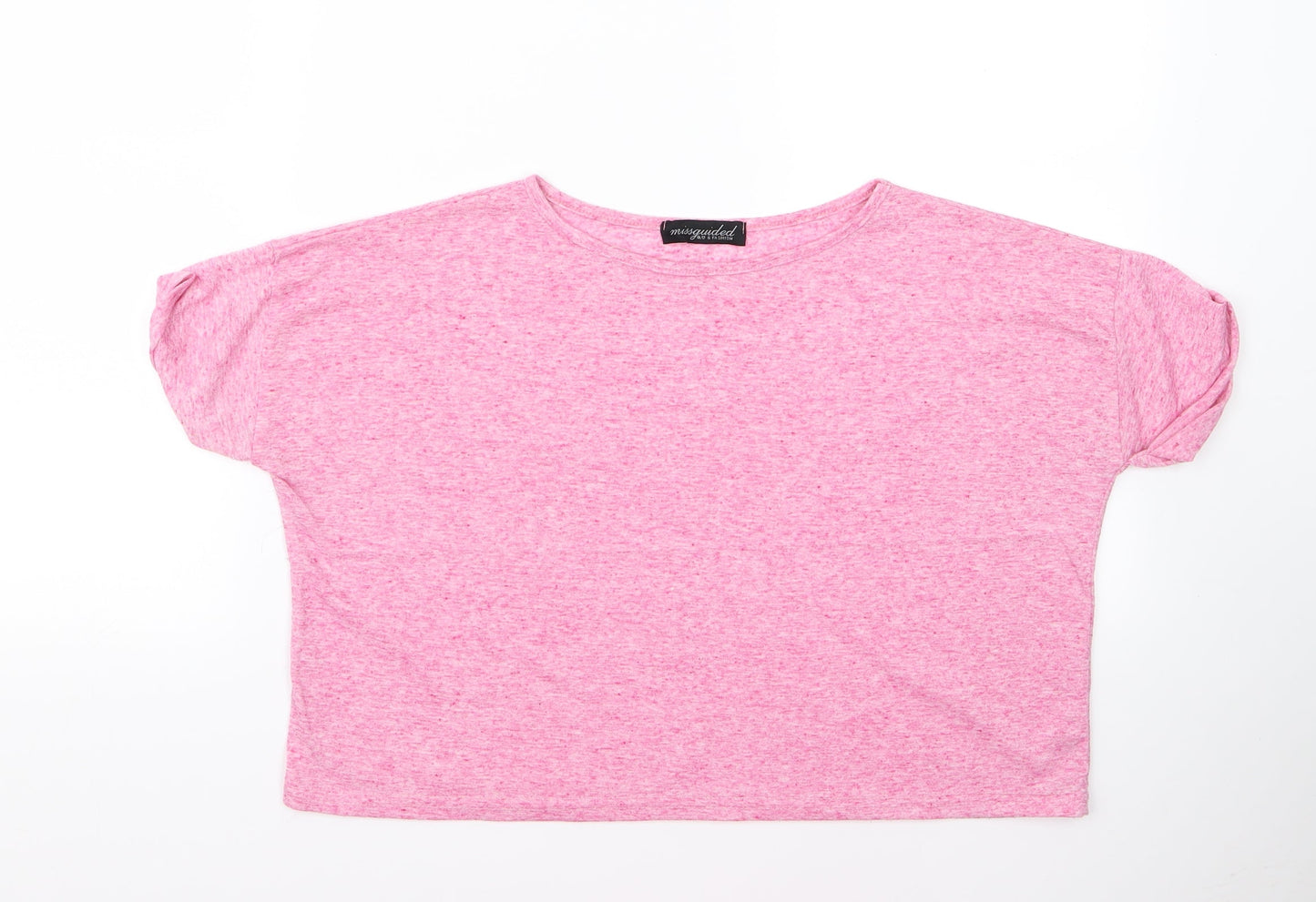 misguided Womens Pink   Basic T-Shirt Size 10