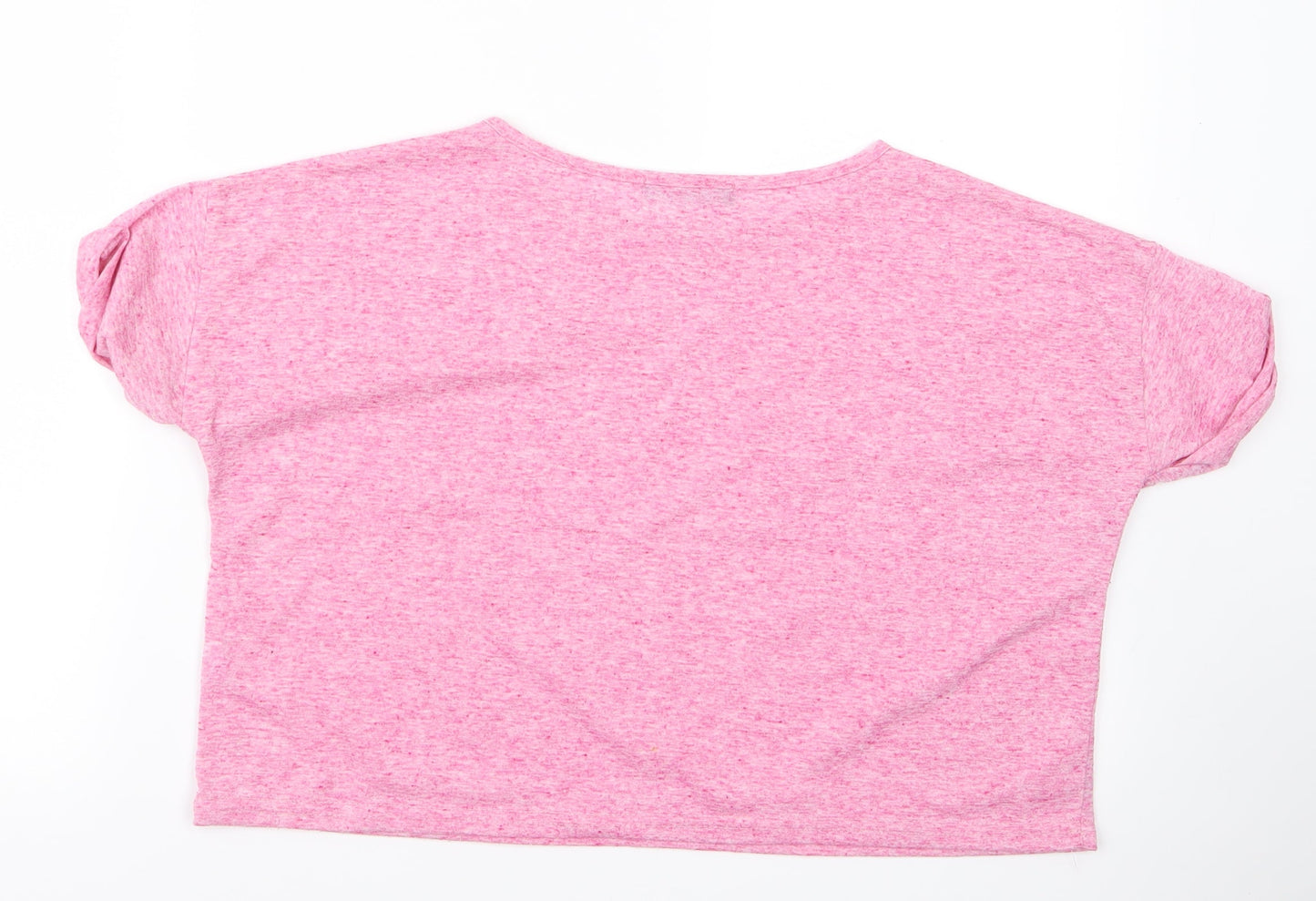 misguided Womens Pink   Basic T-Shirt Size 10