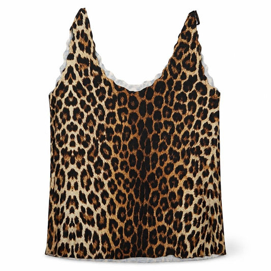 Boohoo Womens Black Animal Print  Basic Tank Size S