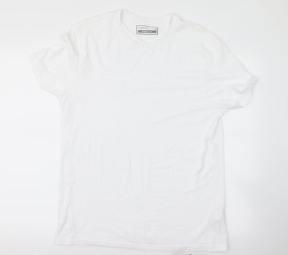 Additional front view of Red Herring women’s white basic t-shirt, size M