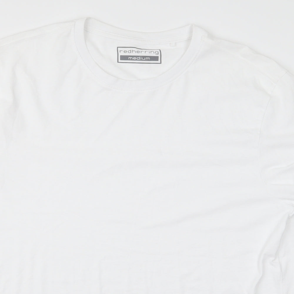 redherring Womens White   Basic T-Shirt Size M
