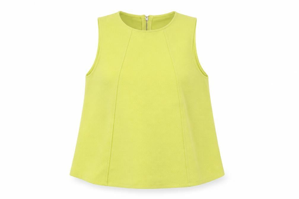 Topshop Womens Yellow   Vest Jumper Size 10