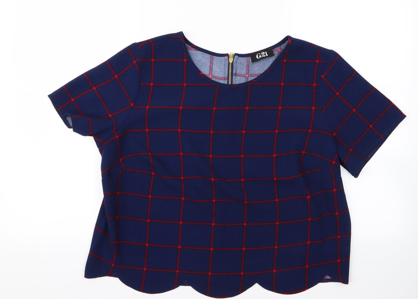 g21 Womens Blue   Basic Blouse Size 16