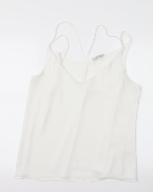Peacocks Womens White   Basic Button-Up Size 18