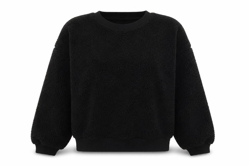 Mng Womens Black   Henley Jumper Size S