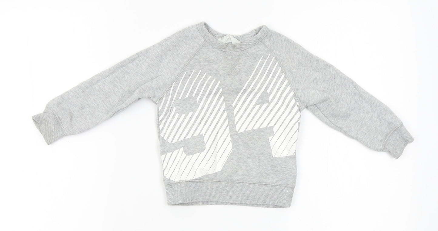 H&M Baby Grey   Pullover Jumper Size 18-24 Months